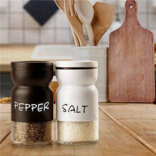 10X Set di Sale e Pepe da Fattoria con Coperchi Regolabili, Arredamento Moderno per La Cucina di Campagna, Set di Graziosi Shaker