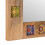 VidaXL vidaXL Bathroom Mirror Natural 50 x 70 x 3 cm Solid Mango Wood 5