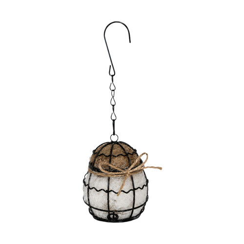 Elegant Iron Bird Nest Sculpture For Adding Artistic Touch-2P 1