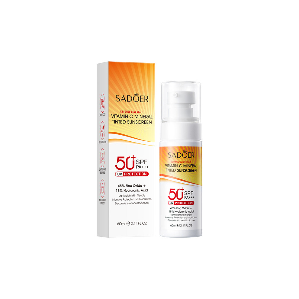 Tinted Sunscreen SADOER Isolation Sunscreen Lotion