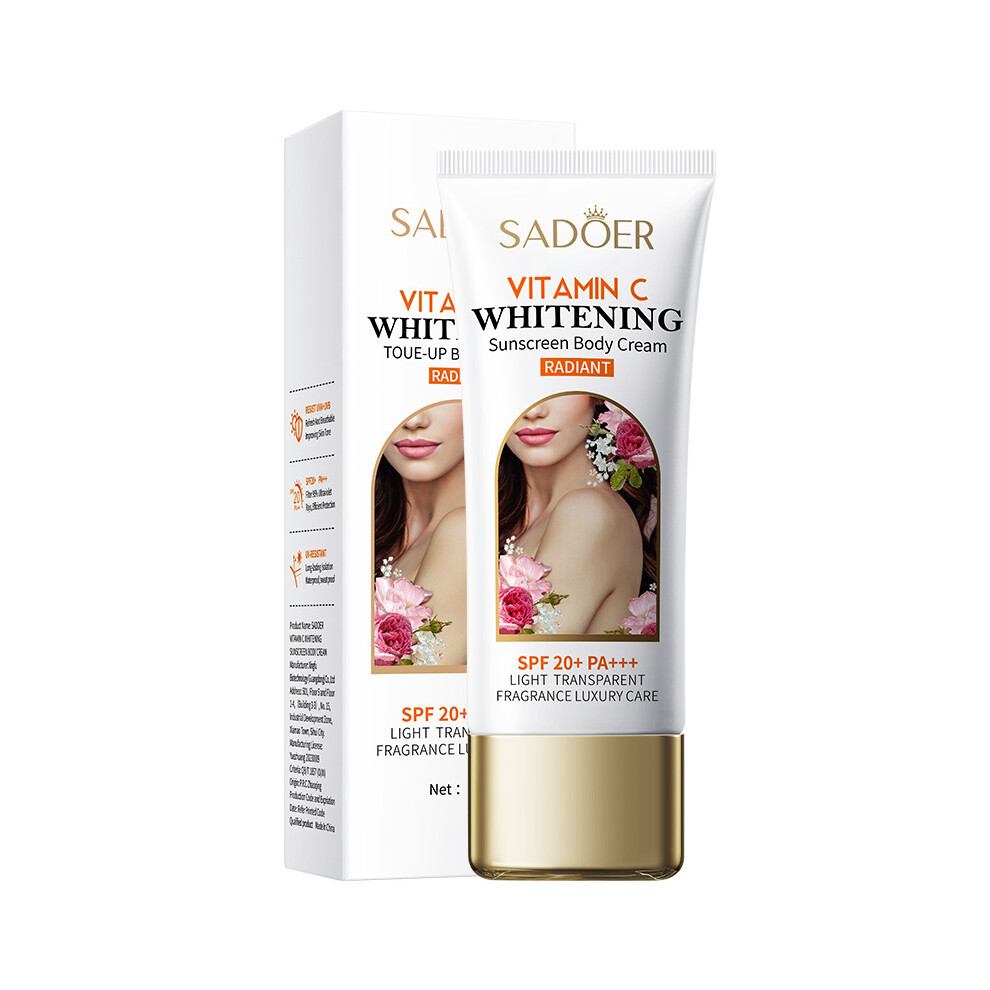 Cream Makeup Sadoer Body Sunscreen Whitening Body Lotion