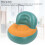 Green Inflatable Couch Ergonomic Design 12