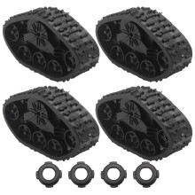 Pneu de Roda de Pista de Neve 4 PeçAs para WPL C14 C24 C24-1 B14 B24 1/16 AcessóRios de PeçAs de AtualizaçãO de Carro RC