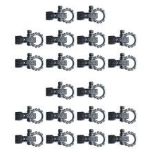 Paracord Buckles Bow Clasps Screw Pin Anchor Shackle Adjustable Shackles Buckles for Paracord Bracelet Belt 20 PCS