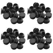96Pack Chair Table Legs Plug 22mm Diameter Round Plastic Cover Thread Inserted Tube to Protect the Floor and Bumps