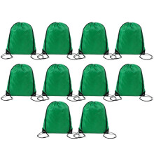 Drawstring Backpack Backpack Suitable for Gym, Storage & Travel Sports Drawstring Bag Dark Green