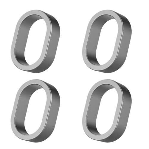 4Pcs Titanium Alloy  Keychain Connector Buckle Universal Connector Universal Ring Auxiliary Ring Fixed