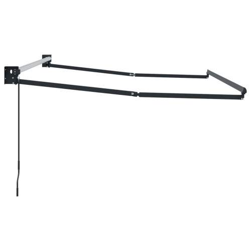 VidaXL vidaXL Manual Retractable Awning Frame Anthracite 3 x 2 m Aluminium 2