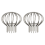 VidaXL vidaXL Gutter Leaf Guard 2 pcs Silver 75 mm Stainless Steel 3