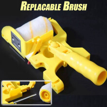 2X Clean Cut Paint Edger Roller Brush Wall Ceiling Door Painting Roller Brush Painting Edging Tools