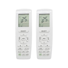 2x Yap1f Air Conditioner Remote Control For Gree Yap1f Home Heating And Cooling Function Replacement Remote Control