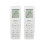 2x Yap1f Air Conditioner Remote Control For Gree Yap1f Home Heating And Cooling Function Replacement Remote Control 1