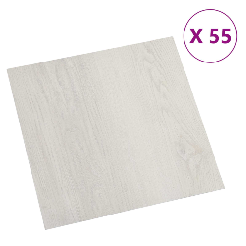 VidaXL vidaXL Bodenplanken Hellbeige 5,11 m² 55 Stk. PVC 2
