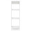 VidaXL vidaXL Side Cabinet White 40 x 40 x 100 cm Engineered Wood 4