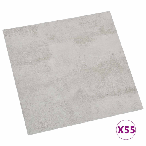 VidaXL vidaXL Bodenplanken Grau und Hellgrau 5,11 m² 55 Stk. PVC 2