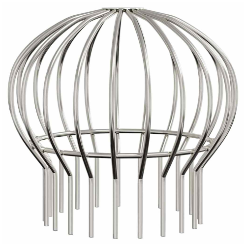 VidaXL vidaXL Gutter Leaf Guard 2 pcs Silver 160 mm Stainless Steel 1