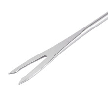 Stainless Steel Color Coding Chocolate Fountain Cheese Fondue Forks with Oak Wood Handle Heat Resistant, Skewers Marshmallow Roasting Sticks, 9.5Inch