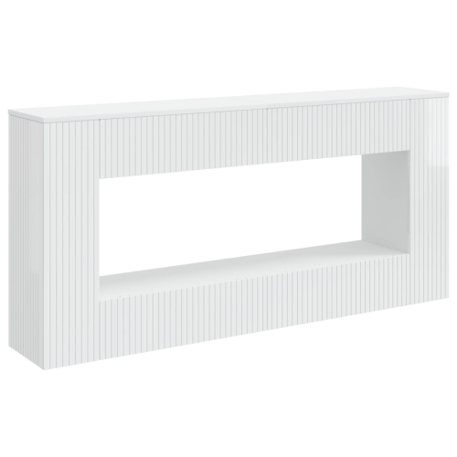 VidaXL vidaXL Console Table High Gloss White 155 x 29 x 74 cm Engineered Wood 1