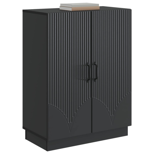 VidaXL vidaXL Sideboard Black 66 x 34.5 x 87 cm Engineered Wood 1