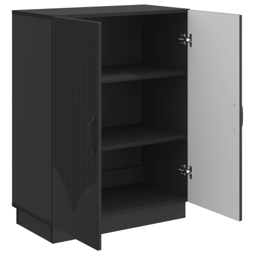 VidaXL vidaXL Sideboard Black 66 x 34.5 x 87 cm Engineered Wood 2