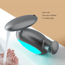 Outlet LED Basin Faucet 4 Mode 360 Rotatable Pull Out Tap Temperature Sensitive Sink Drip-Proof Hot Cold Water  A