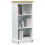 VidaXL vidaXL Bookcase White 46 x 29 x 100 cm Solid Pine Wood 3