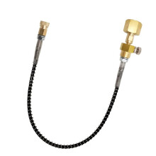 Reinforced Springs Hose Kit Connect to Carbon Dioxide Tank Refill Adaptor W/ 8mm Quick Female Adapter CGA320