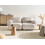 Beliani Modular Sofa 2 Seater AMLI Boucle Off-White 2