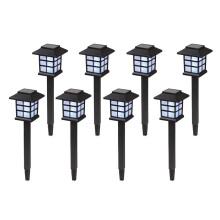 8PCS Solar Garden Lights Solar Landscape Lights for Solar Lights for Yard Garden Lawn Walkway Driveway,C