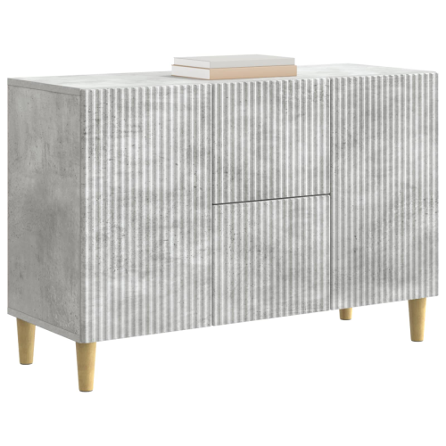 VidaXL vidaXL Sideboard Concrete Grey 89 x 34.5 x 60 cm Engineered Wood 1