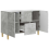 VidaXL vidaXL Sideboard Concrete Grey 89 x 34.5 x 60 cm Engineered Wood 3