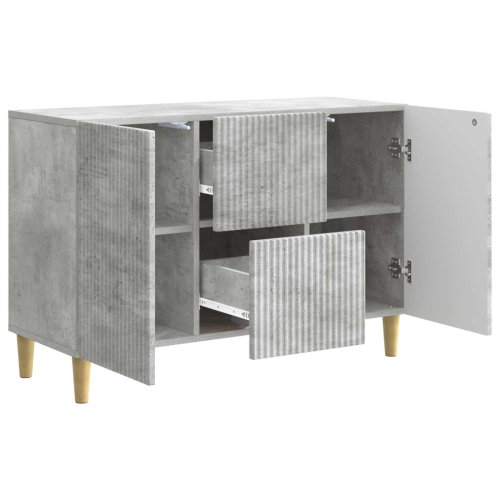 VidaXL vidaXL Sideboard Concrete Grey 89 x 34.5 x 60 cm Engineered Wood 2