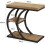 Tribesigns Tribesigns C-Shaped Side Table, 3-Tier Narrow Wood Bedside Table,Natural 2