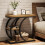 Tribesigns Tribesigns C-Shaped Side Table, 3-Tier Narrow Wood Bedside Table,Natural 4