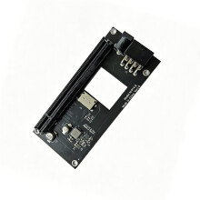 Oculink SFF-8612 to PCIe X4 X16 Adapter Card for GPU Powered By 12V Compatible with PCIe 4.0 3.0 SSF-8611 4i Cable
