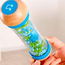 Beaded Raindrops  Wooden Musical Shake & Rattle Rainmaker Toy,