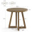 Tribesigns Tribesigns Small Round Dining Table for 2-4 People, 80cm Kitchen Table,Brown (Only Table) 2