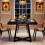 Tribesigns Tribesigns Dining Table for 4, industrial style,80 x 80 x 75 cm kitchen table,Black 5