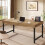 Tribesigns Tribesigns 55" Industrial Executive Desk, Computer Desk for Home Office 3