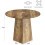 Tribesigns Tribesigns 80cm Round Dining Room Table for 2-4, Farmhouse Small Kitchen Dinner Table, Rustic Brown 2