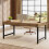 Tribesigns Tribesigns 55" Industrial Executive Desk, Computer Desk for Home Office 4
