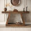 Tribesigns Tribesigns Farmhouse Console Table, 55-Inch Rustic Sofa Table with Storage,Brown 3