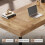 Tribesigns Tribesigns 55" Industrial Executive Desk, Computer Desk for Home Office 7