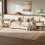 Tribesigns Tribesigns Side End Table  Wooden 2-Tier Rustic Besides Sofa Table with Storage, Brown 6