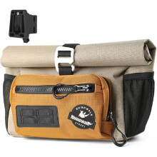 Rhinowalk Bolsa de Guidão com Sistema de Liberação Rápida, Capa de Chuva e Alça de Ombro para Bicicletas Dobráveis para B