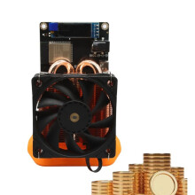 Para Bitaxe Gamma 601 1.9TH/S BTC Solo Miner BM1370 Asic Chip 30W Bitcoin Crypto Miner Potente Ventoinha Silenciosa Plugue UE