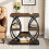Tribesigns Tribesigns 4-Shelf Side End Table, 23.6-Inch Rustic Narrow Bedside Table with Storage 4