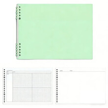 Mind Map Notebook Loose Leaf Detachable B5 Notebook College Graduate Exam Notebook Green