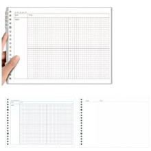 Quaderno per Mappe Mentali, Fogli Sciolti, Formato B5, Quaderno per Esami di Laurea, Trasparente