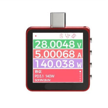 RK-X3 Spannings- en Stroomtester USB-Snellaaddetector Laptop-Oplaaddetector, Mobiele Snellaaddetector voor Laptops